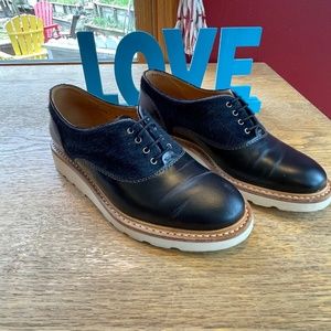 Heschung - Leather Oxford Saddle Shoe - Women